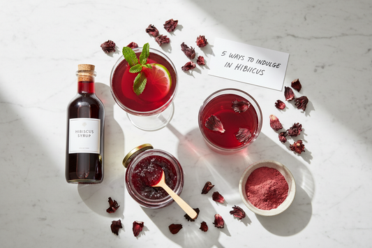 Hibiscus en sirop, poudre, infusion et confiture