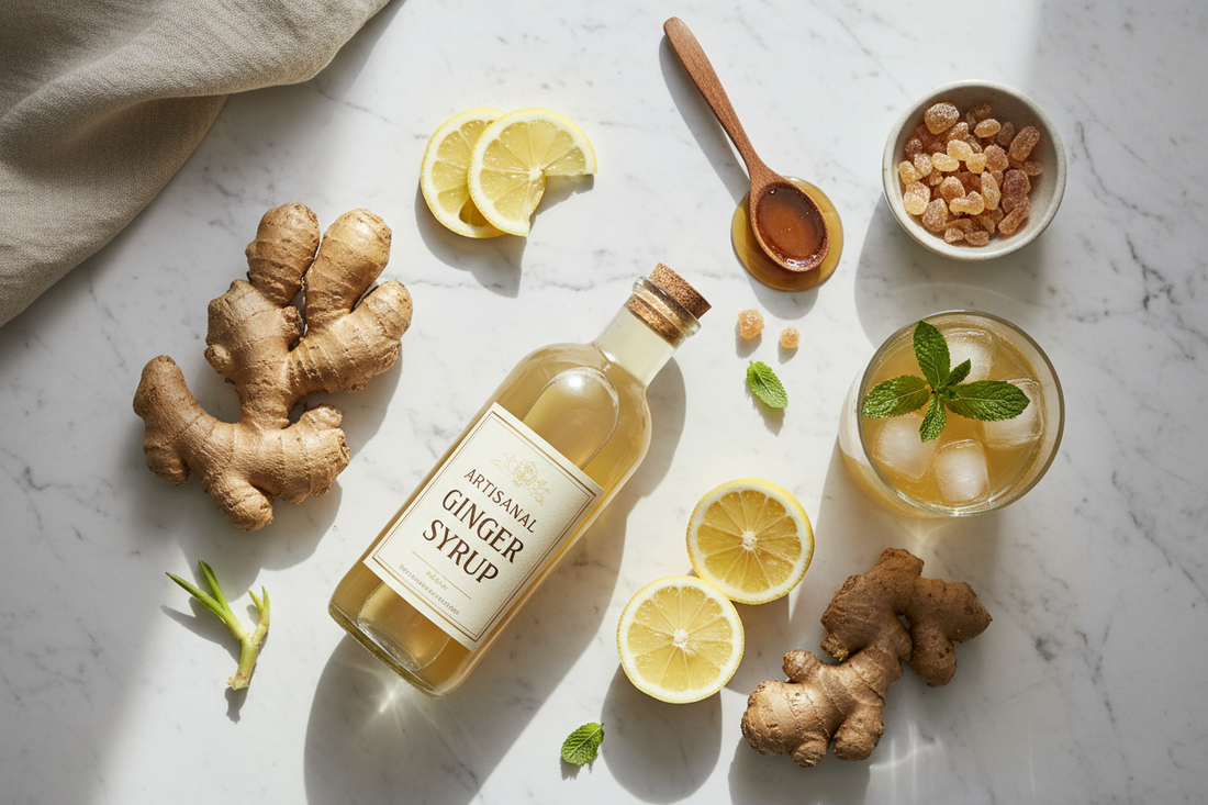 Sirop de gingembre artisanal : bienfaits, recettes et où acheter
